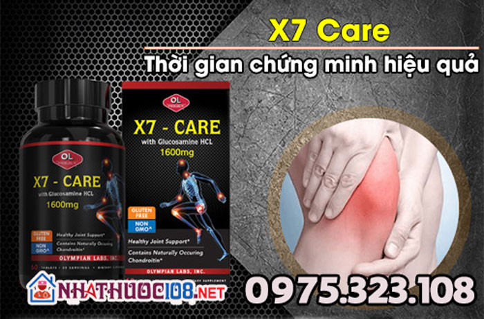 Đối tượng sử dụng X7 Care With Glucosamine HCL 1600mg